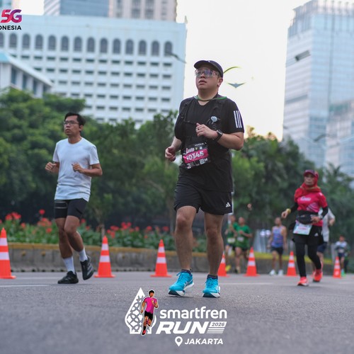 Race photo from SMARTFREN RUN 2026