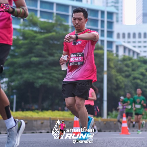 Race photo from SMARTFREN RUN 2026