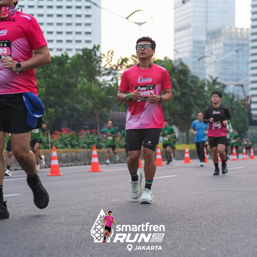 Race photo from SMARTFREN RUN 2026