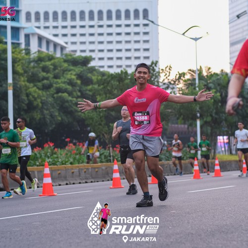 Race photo from SMARTFREN RUN 2026
