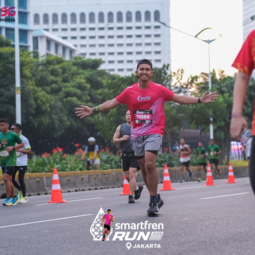 Race photo from SMARTFREN RUN 2026