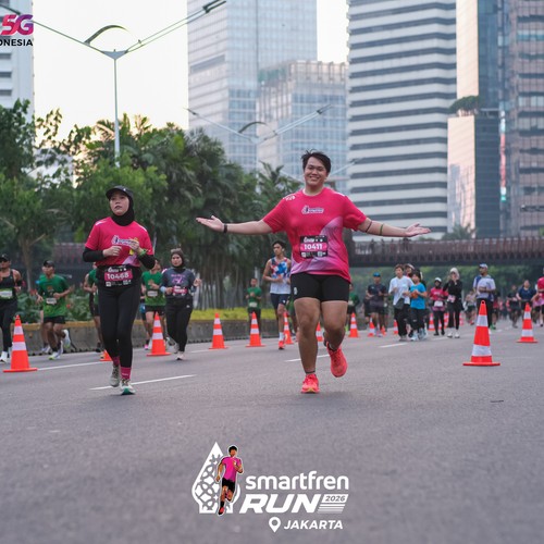 Race photo from SMARTFREN RUN 2026