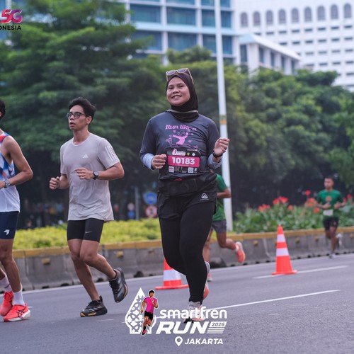 Race photo from SMARTFREN RUN 2026