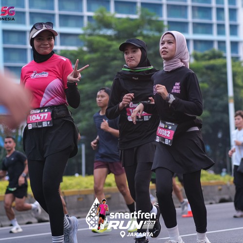 Race photo from SMARTFREN RUN 2026