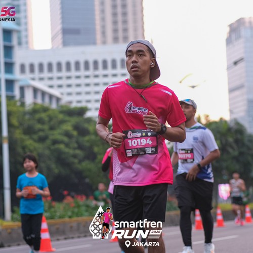 Race photo from SMARTFREN RUN 2026