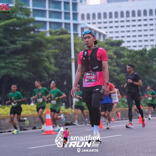 Race photo from SMARTFREN RUN 2026