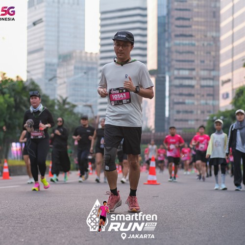 Race photo from SMARTFREN RUN 2026
