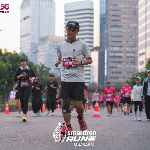 Race photo from SMARTFREN RUN 2026
