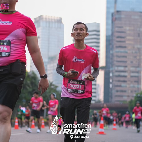 Race photo from SMARTFREN RUN 2026