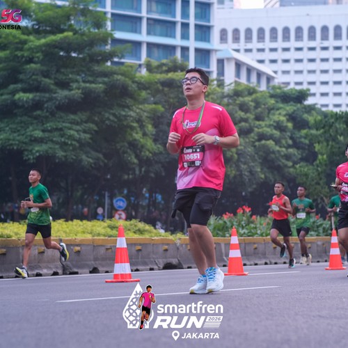Race photo from SMARTFREN RUN 2026