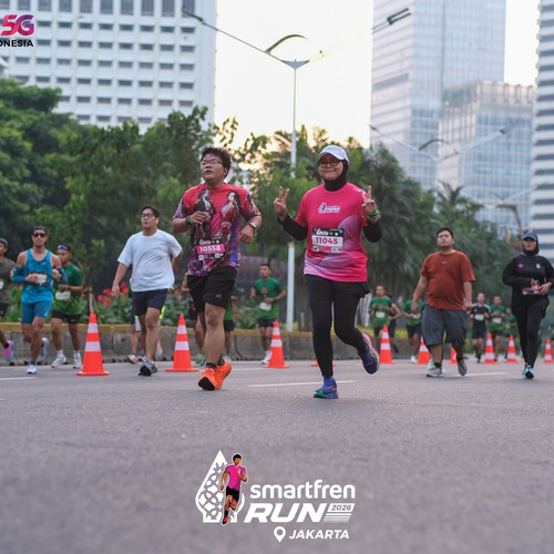 Race photo from SMARTFREN RUN 2026