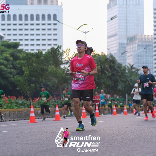 Race photo from SMARTFREN RUN 2026