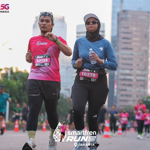 Race photo from SMARTFREN RUN 2026