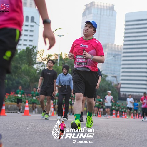 Race photo from SMARTFREN RUN 2026