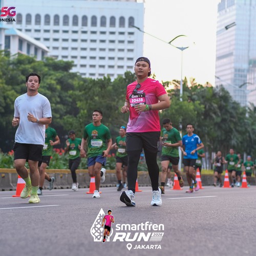 Race photo from SMARTFREN RUN 2026