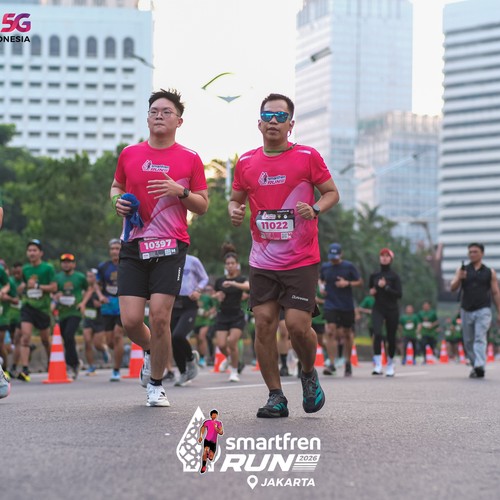 Race photo from SMARTFREN RUN 2026