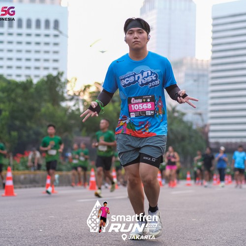 Race photo from SMARTFREN RUN 2026