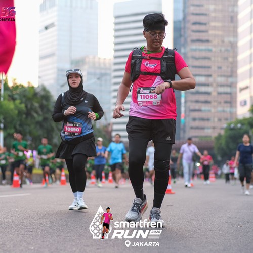 Race photo from SMARTFREN RUN 2026