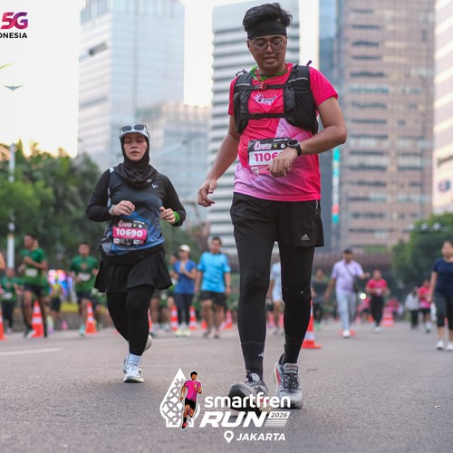 Race photo from SMARTFREN RUN 2026