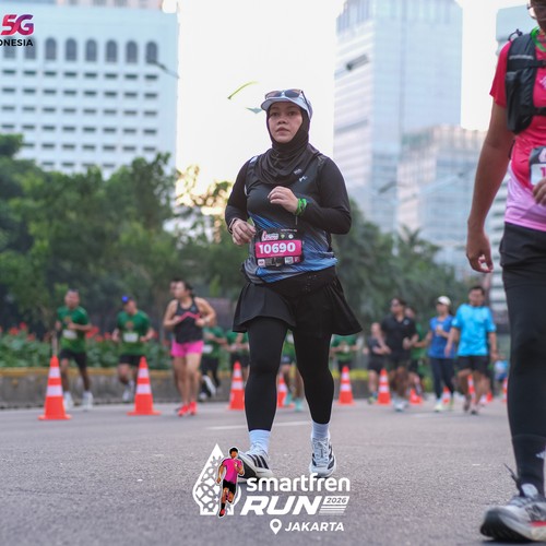 Race photo from SMARTFREN RUN 2026