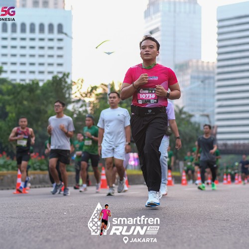 Race photo from SMARTFREN RUN 2026