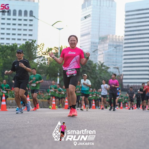 Race photo from SMARTFREN RUN 2026