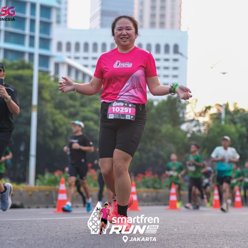 Race photo from SMARTFREN RUN 2026