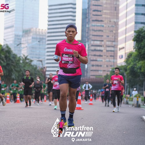 Race photo from SMARTFREN RUN 2026