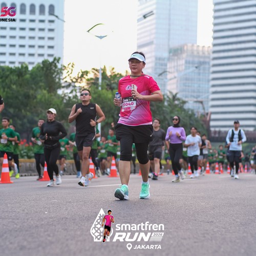 Race photo from SMARTFREN RUN 2026