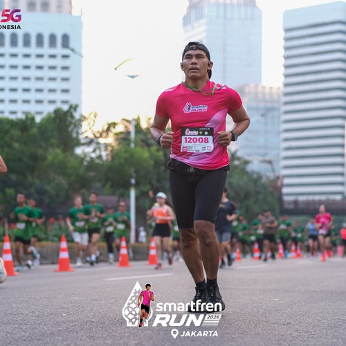 Race photo from SMARTFREN RUN 2026