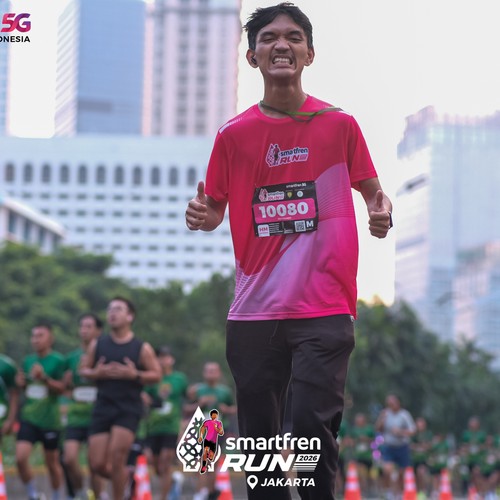 Race photo from SMARTFREN RUN 2026