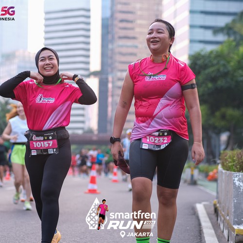 Race photo from SMARTFREN RUN 2026