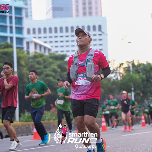Race photo from SMARTFREN RUN 2026