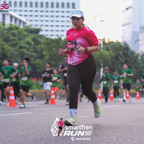 Race photo from SMARTFREN RUN 2026