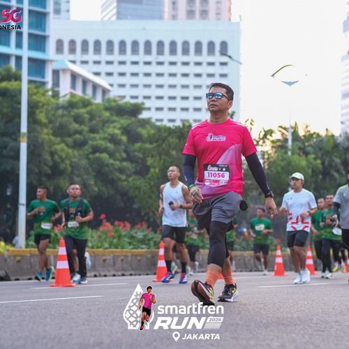 Race photo from SMARTFREN RUN 2026