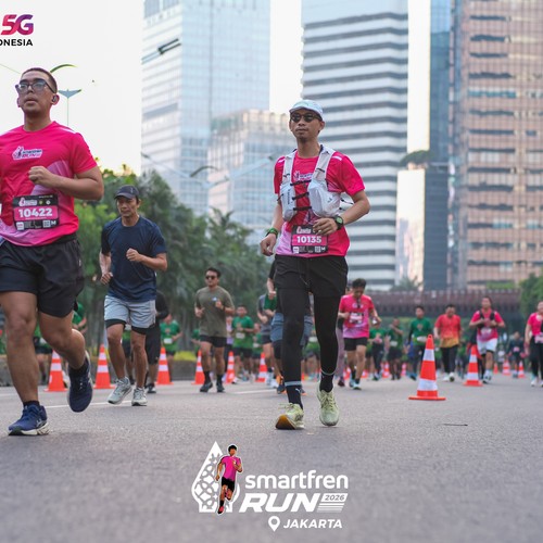Race photo from SMARTFREN RUN 2026
