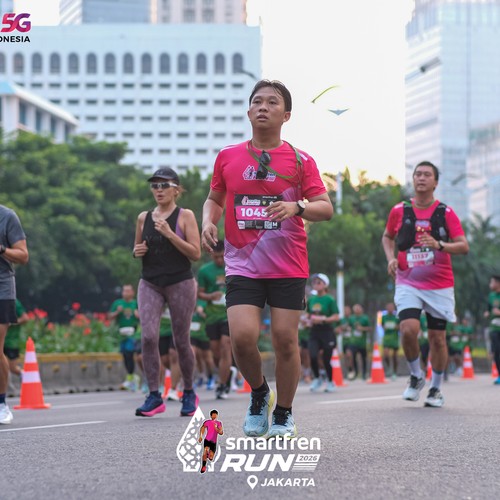 Race photo from SMARTFREN RUN 2026