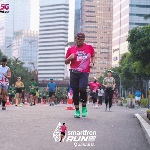 Race photo from SMARTFREN RUN 2026