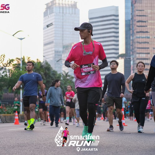 Race photo from SMARTFREN RUN 2026