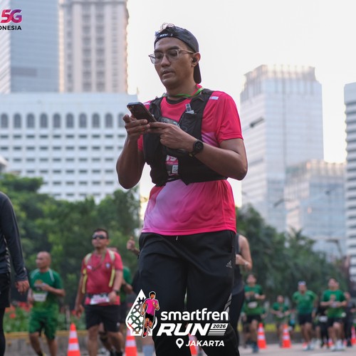 Race photo from SMARTFREN RUN 2026