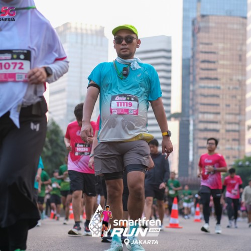 Race photo from SMARTFREN RUN 2026