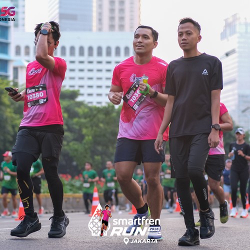 Race photo from SMARTFREN RUN 2026