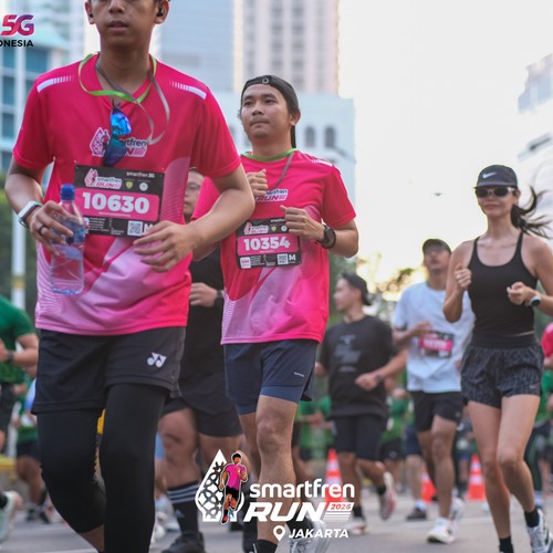 Race photo from SMARTFREN RUN 2026