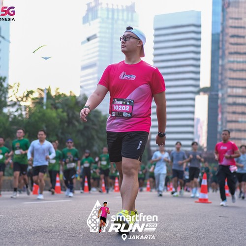 Race photo from SMARTFREN RUN 2026