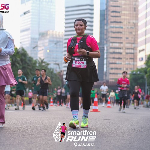 Race photo from SMARTFREN RUN 2026