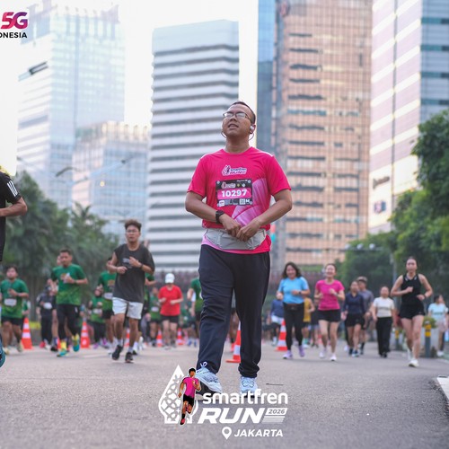 Race photo from SMARTFREN RUN 2026