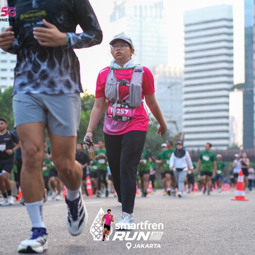 Race photo from SMARTFREN RUN 2026
