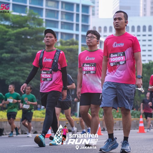 Race photo from SMARTFREN RUN 2026