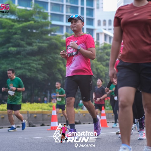 Race photo from SMARTFREN RUN 2026