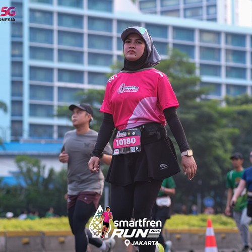 Race photo from SMARTFREN RUN 2026